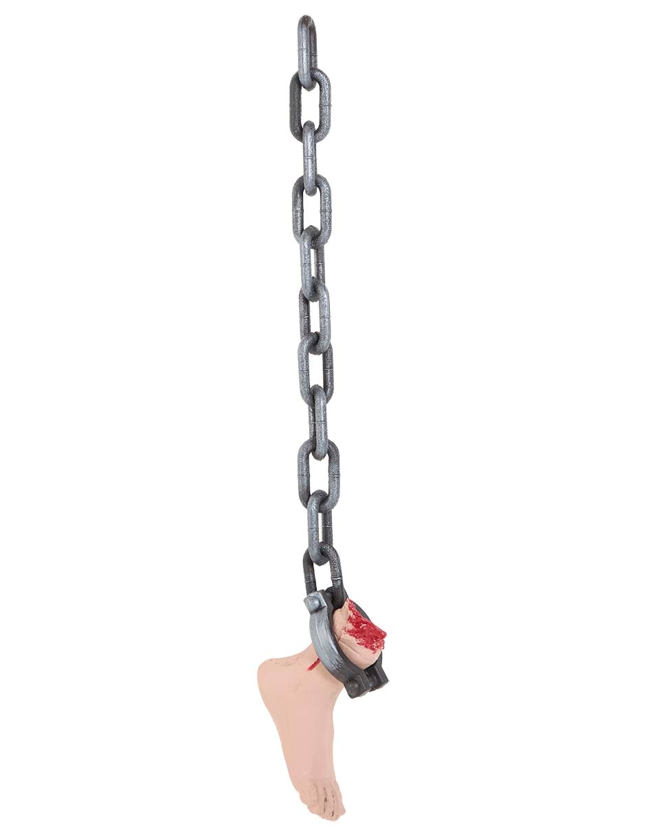 Figura decorativa con forma de pie con cadena 3