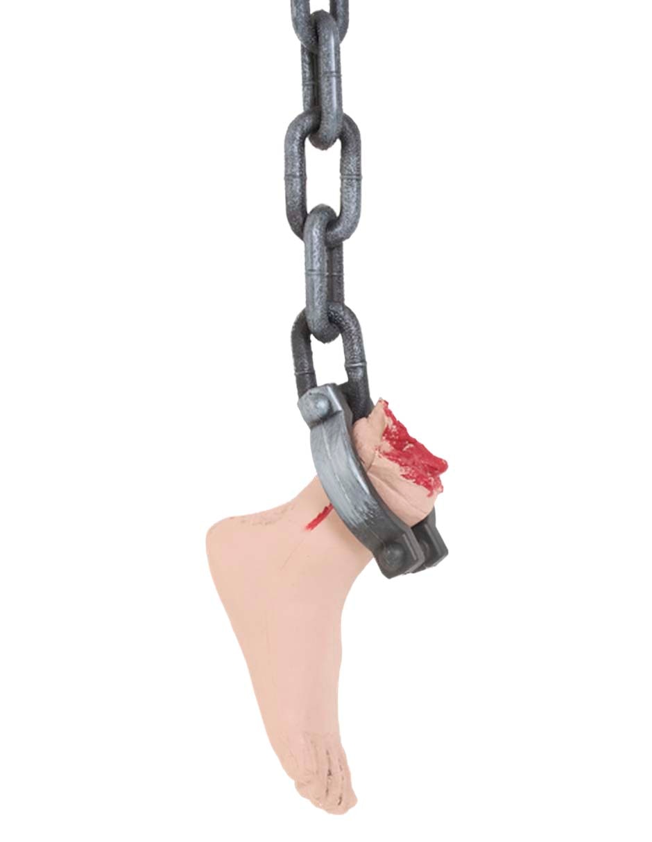 Figura decorativa con forma de pie con cadena 2