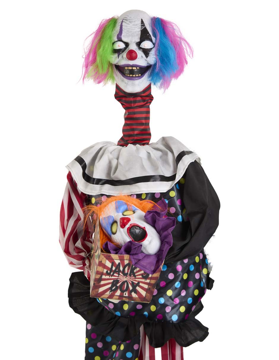 Figura decorativa de Halloween con forma de Payaso
