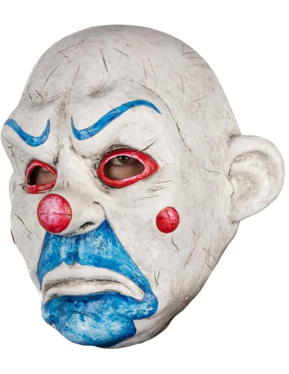 Máscara para disfraz de Joker-Clown The Dark Knight DC 1