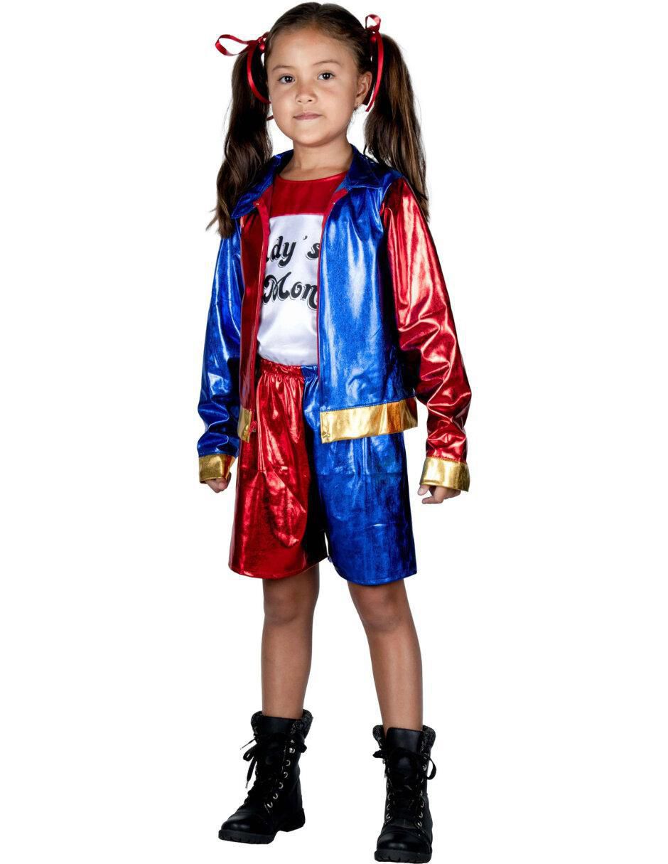 Disfraz Dc de Harley Quinn para niña 4