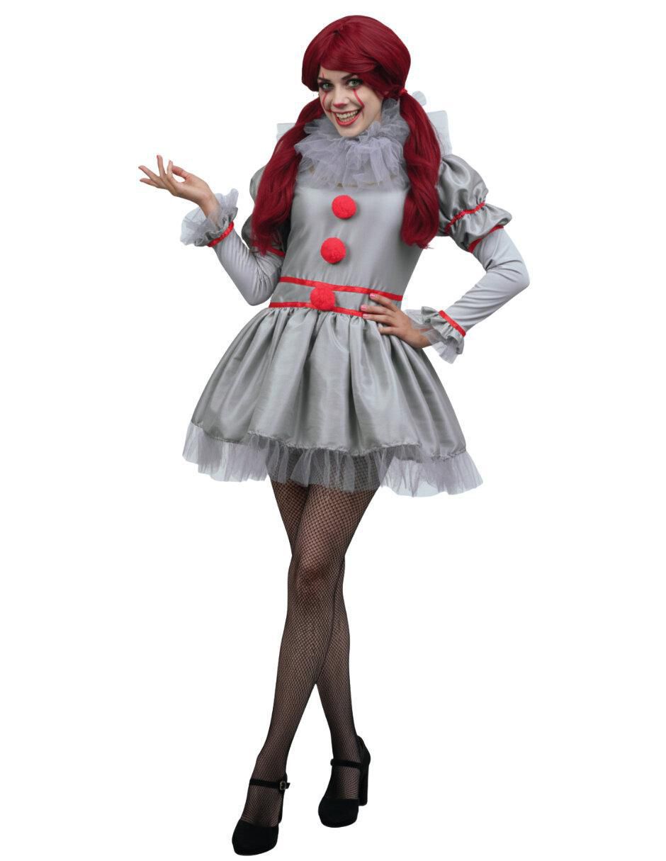 Disfraz de payaso pennywise para mujer