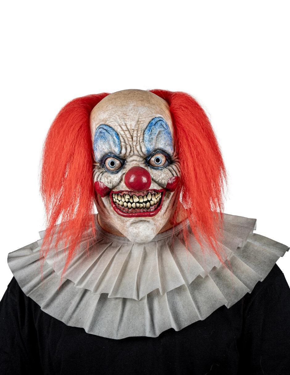Máscara para disfraz de creppy clown smile 2
