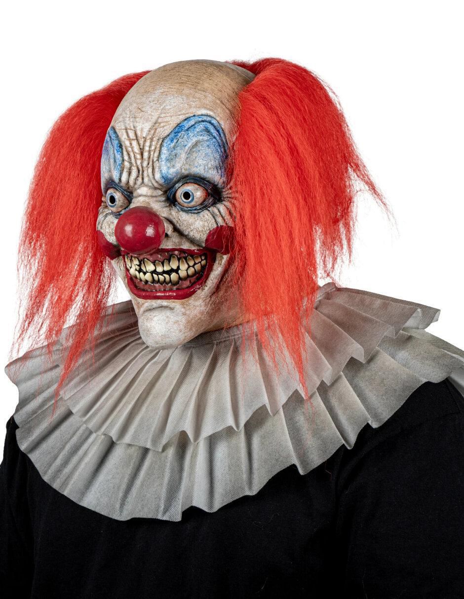 Máscara para disfraz de creppy clown smile 3