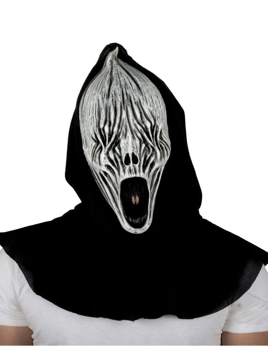 Máscara para disfraz de Horror Fantasma del Abismo con capucha Horror Infernal Ghoulish Productions
