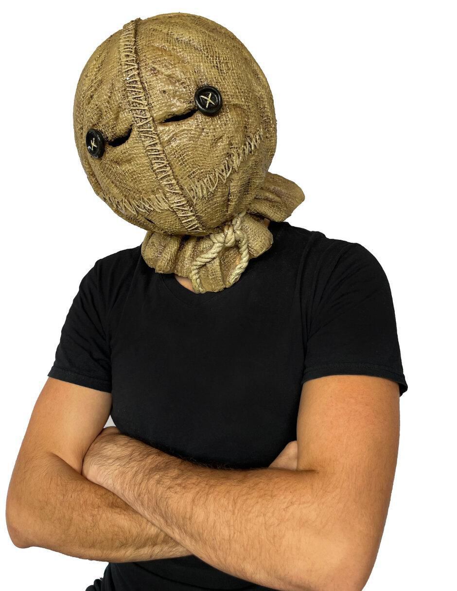 Máscara para disfraz de Sam Burlap Trick'r Treat Studios