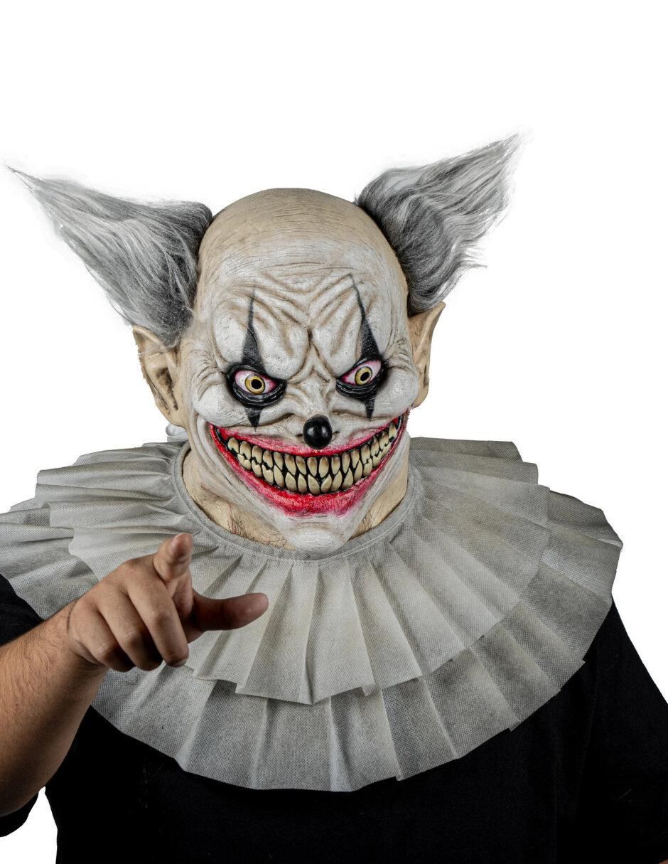 Máscara para disfraz de Payaso Sonriente Tenebroso Smile Clowns 2