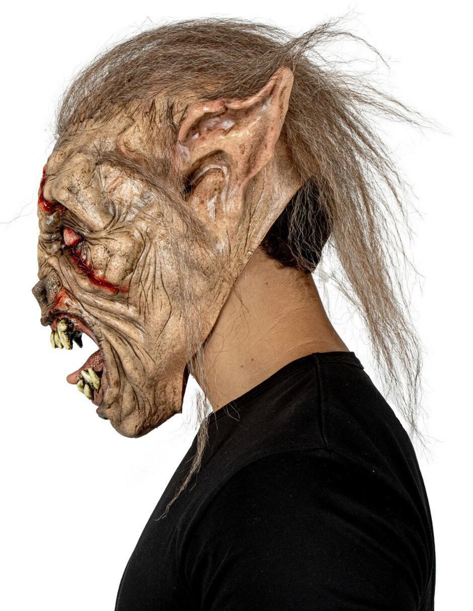 Máscara para disfraz de bestia nocturna lobo zombie 6