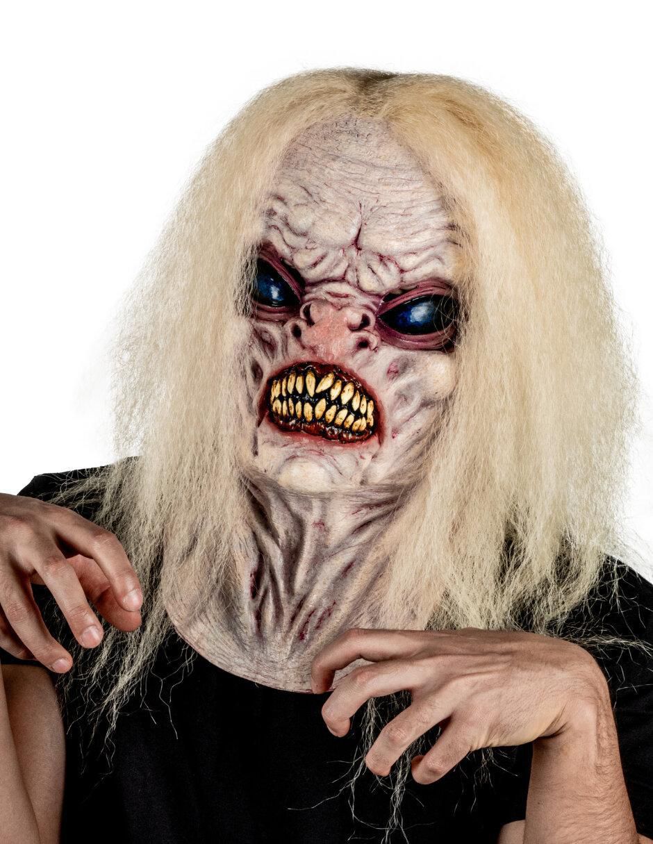 Máscara para disfraz de alien deforme diabólico terror del universo