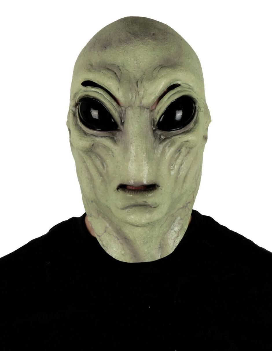 Máscara para disfraz de Alien Criatura del Espacio Terror Futurista Ghoulish Productions