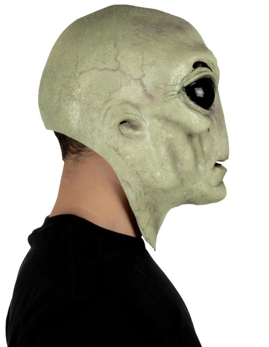 Máscara para disfraz de Alien Criatura del Espacio Terror Futurista Ghoulish Productions