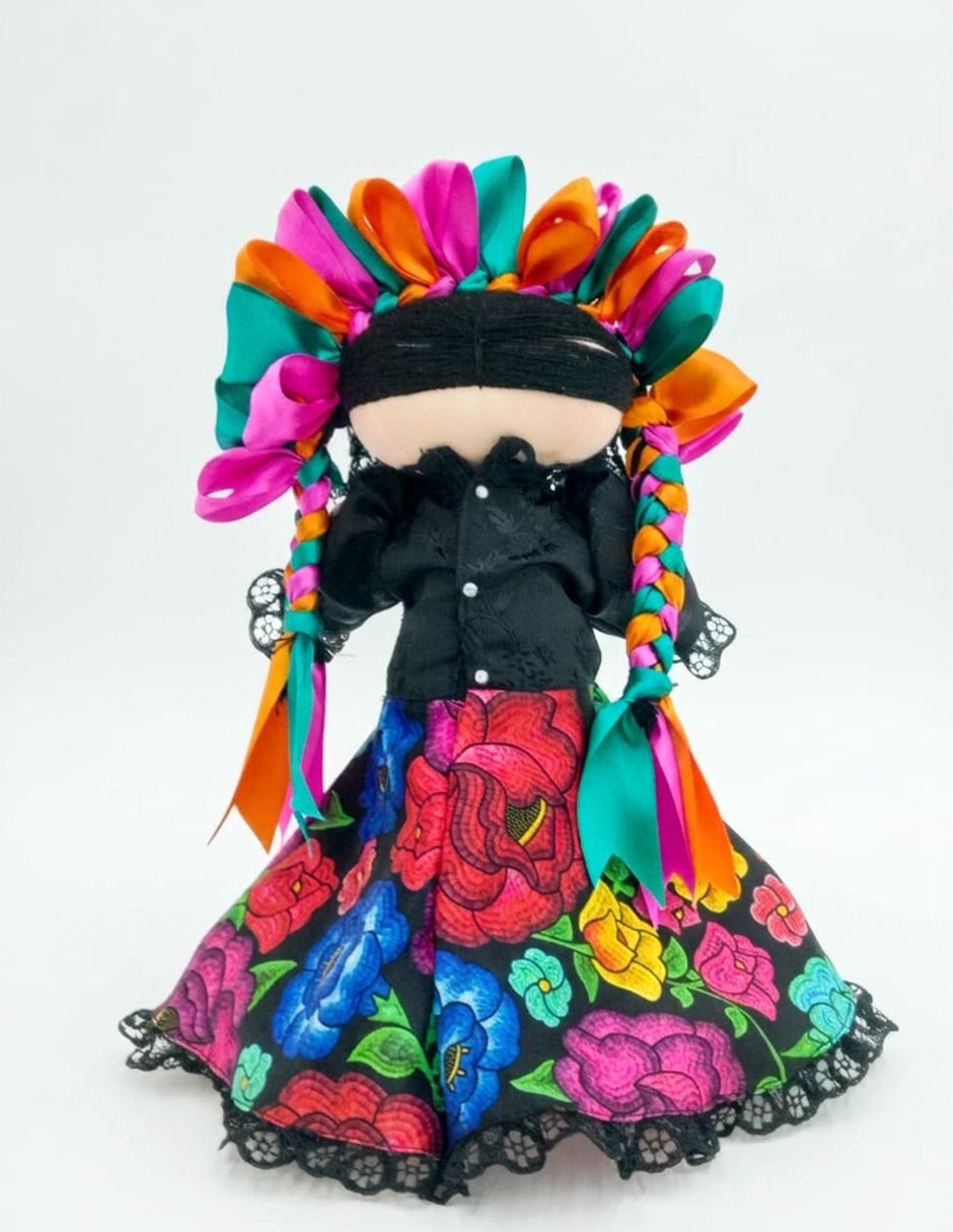 Figura decorativa de día de muertos con forma de catrina 3