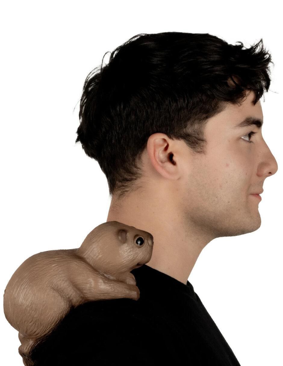 Shoulder Buddy para disfraz de capibara 3
