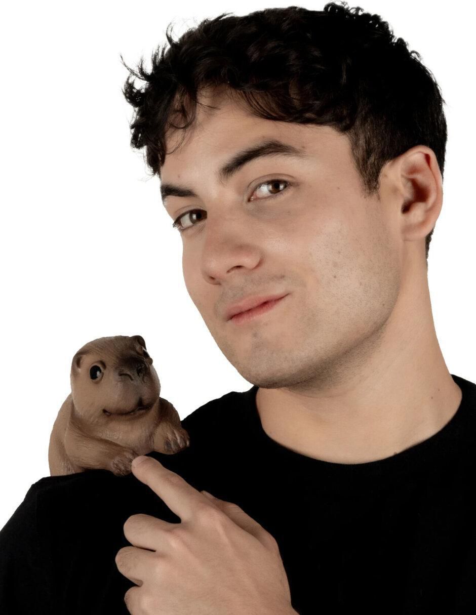 Shoulder Buddy para disfraz de capibara 4