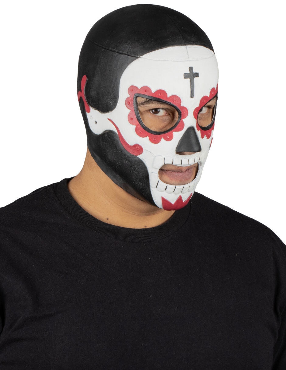 Máscara para disfraz de luchador penitente lucha libre 4