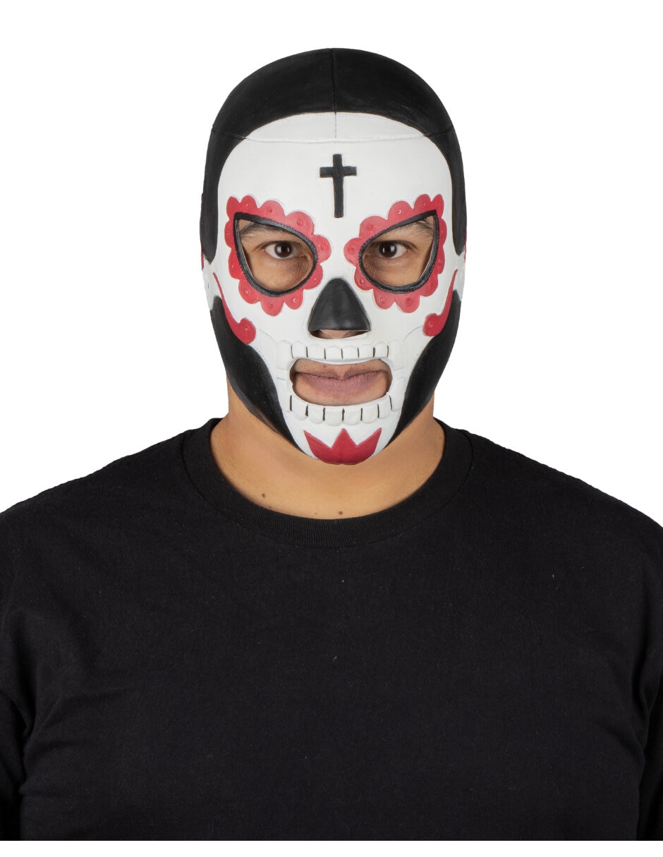Máscara para disfraz de luchador penitente lucha libre 6