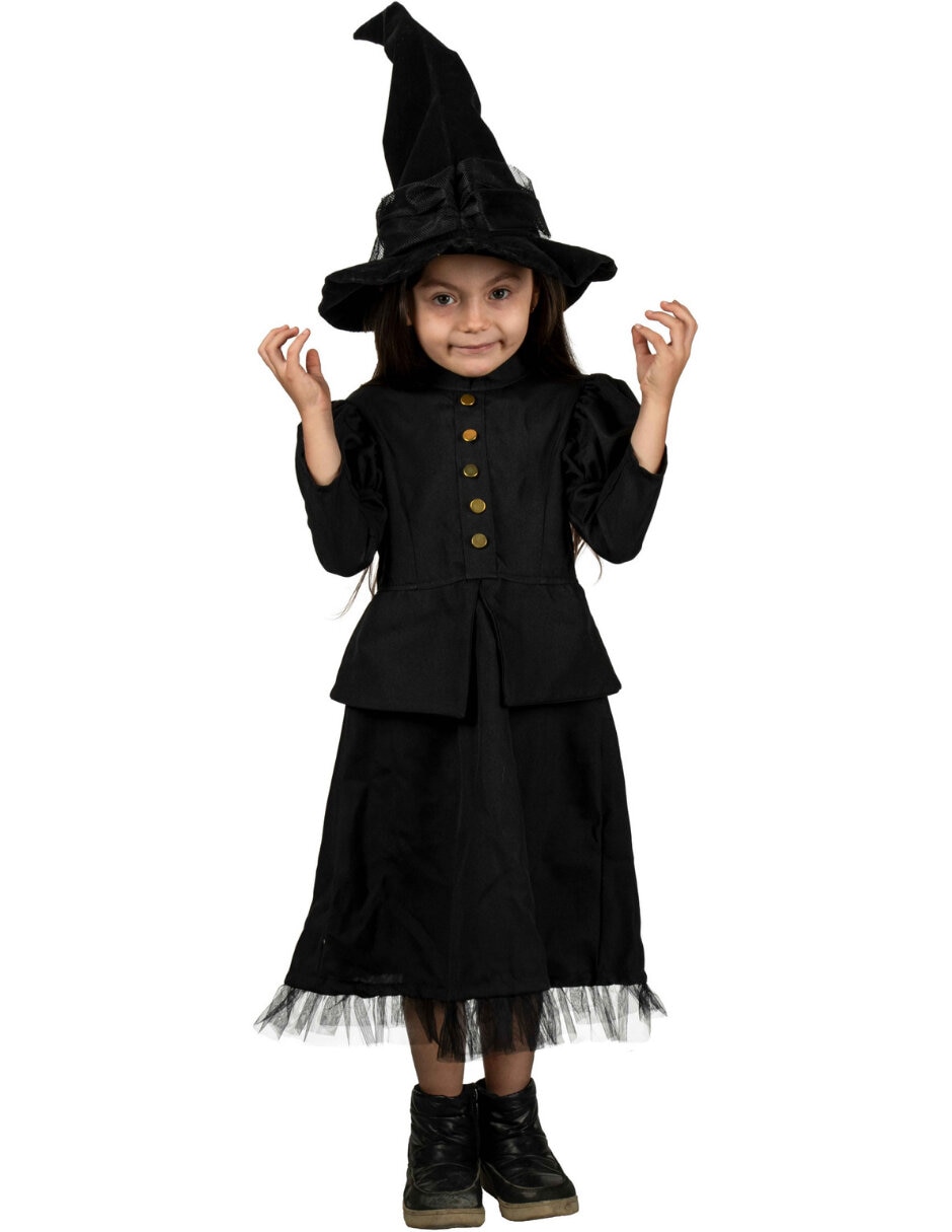 Disfraz de Bruja Halloween para niña Disfraz de Bruja Halloween para niña