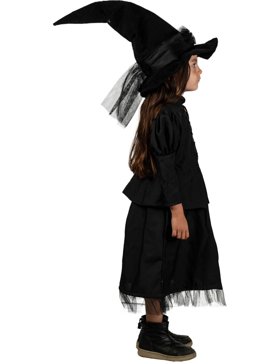 Disfraz de Bruja Halloween para niña 4