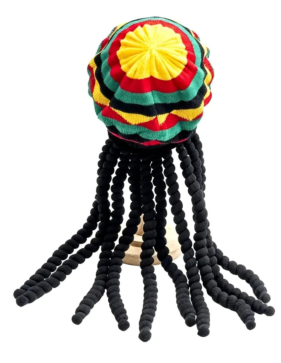 Peluca para disfraz rastafari