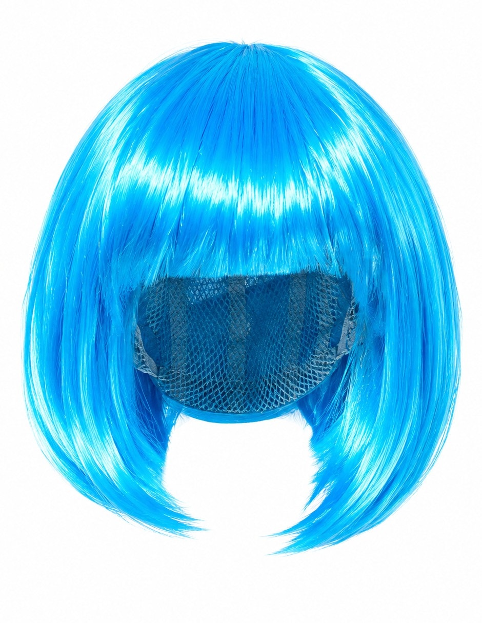 Peluca para disfraz lacia de cabello corto Peluca para disfraz lacia de cabello corto