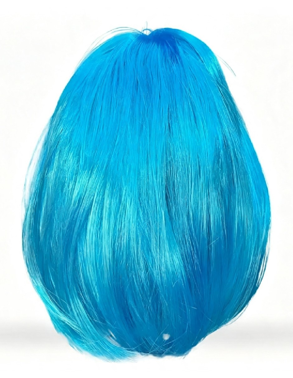 Peluca para disfraz lacia de cabello corto 3