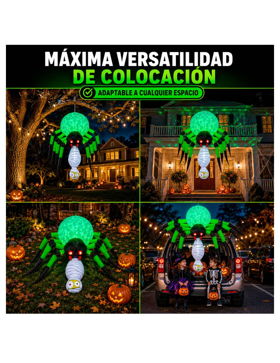 Figura decorativa con forma de araña