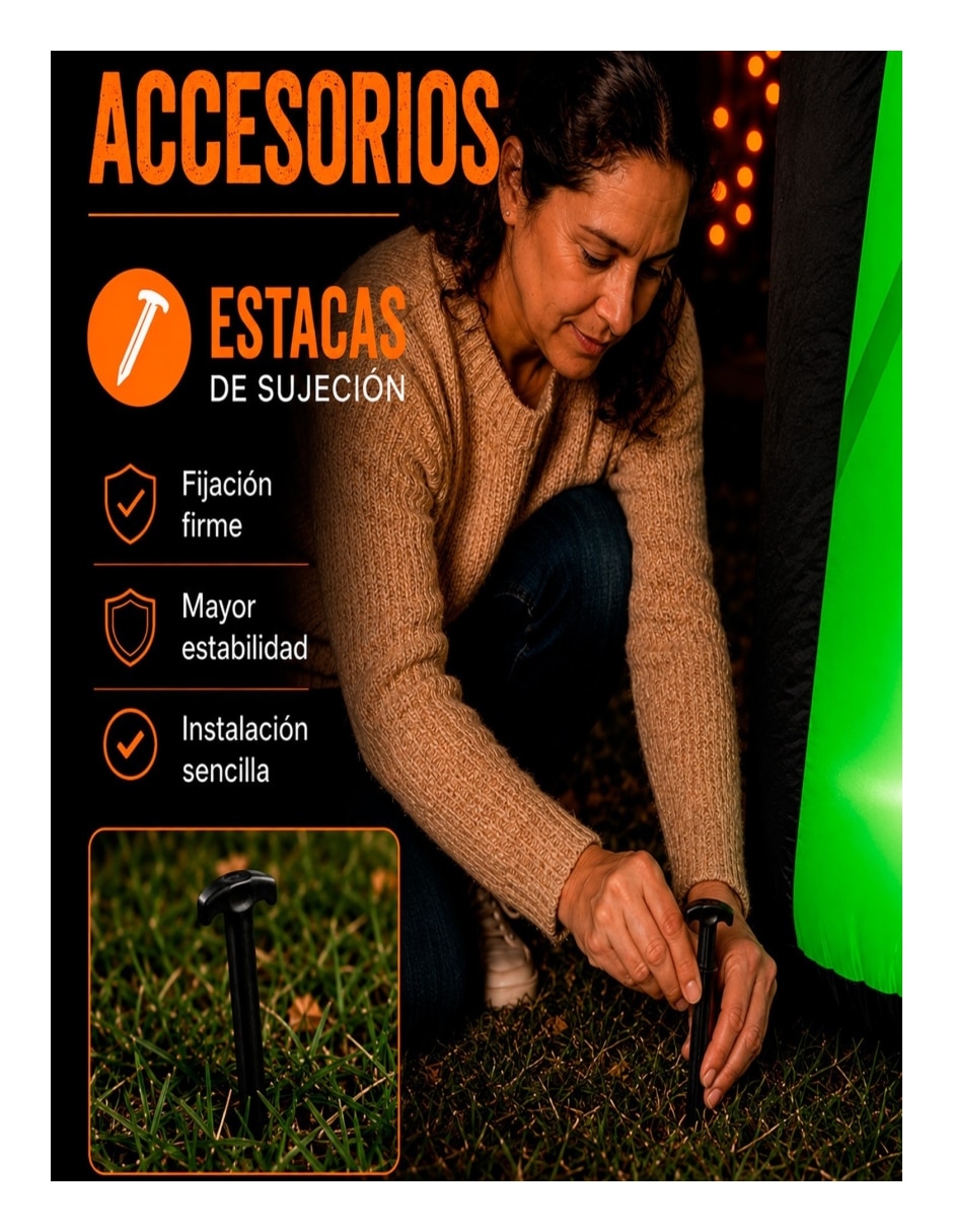Figura decorativa con forma de calabaza con esqueleto 4