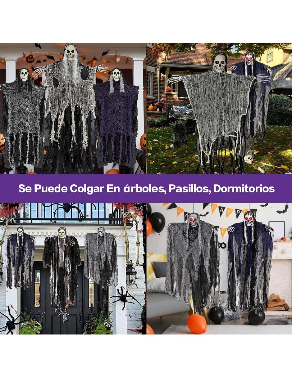 Set decoración con forma de calavera 2