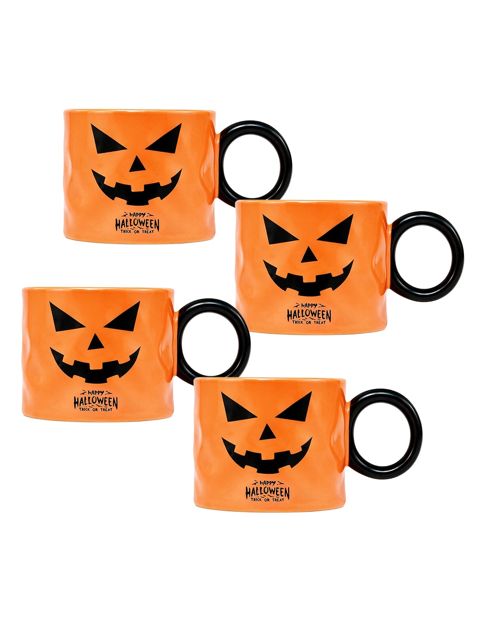 Set de tazas clásica Halloween 4 piezas Set de tazas clásica Halloween 4 piezas