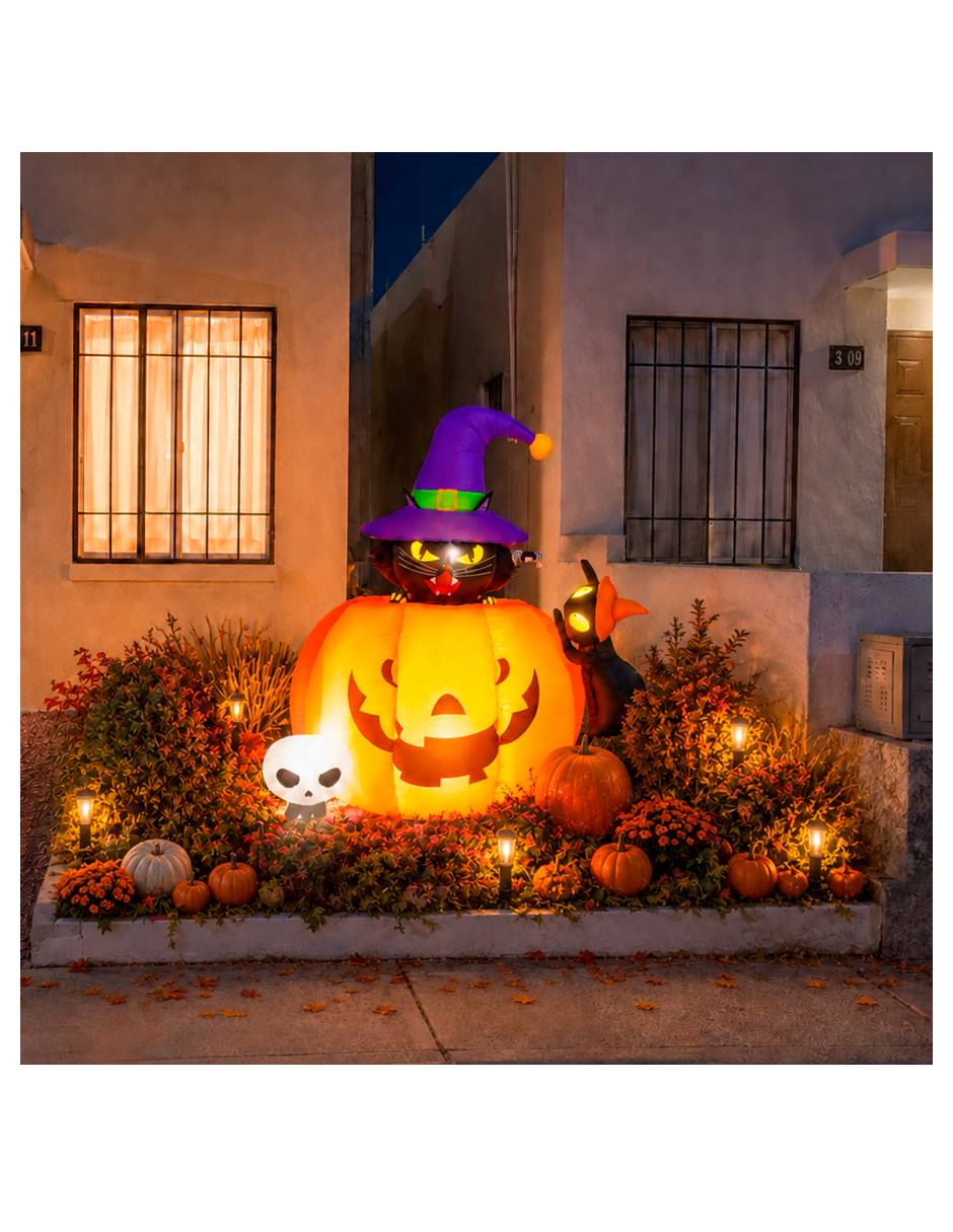 Figura decorativa con forma de calabaza 5