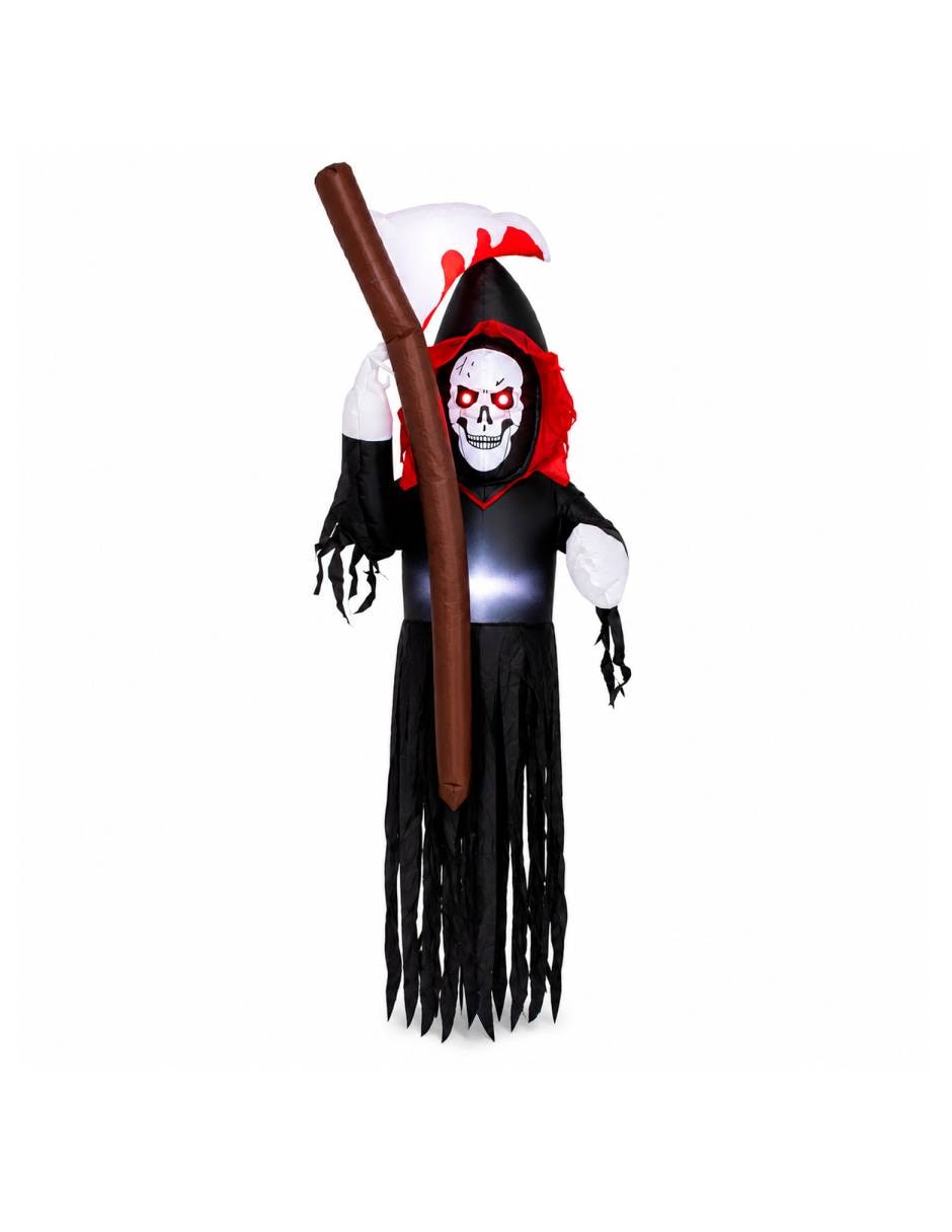 Figura decorativa con forma de esqueleto