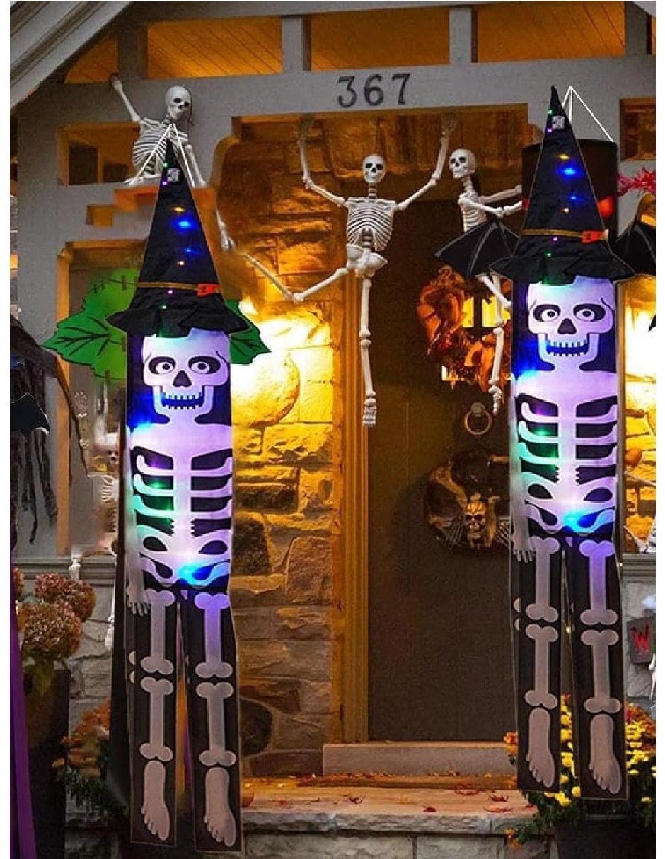 Set decoración con forma de calavera