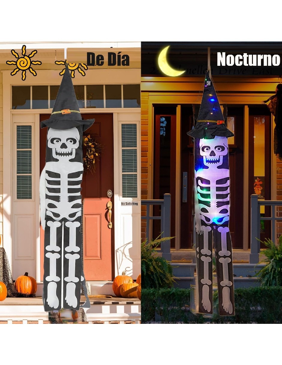 Set decoración con forma de calavera