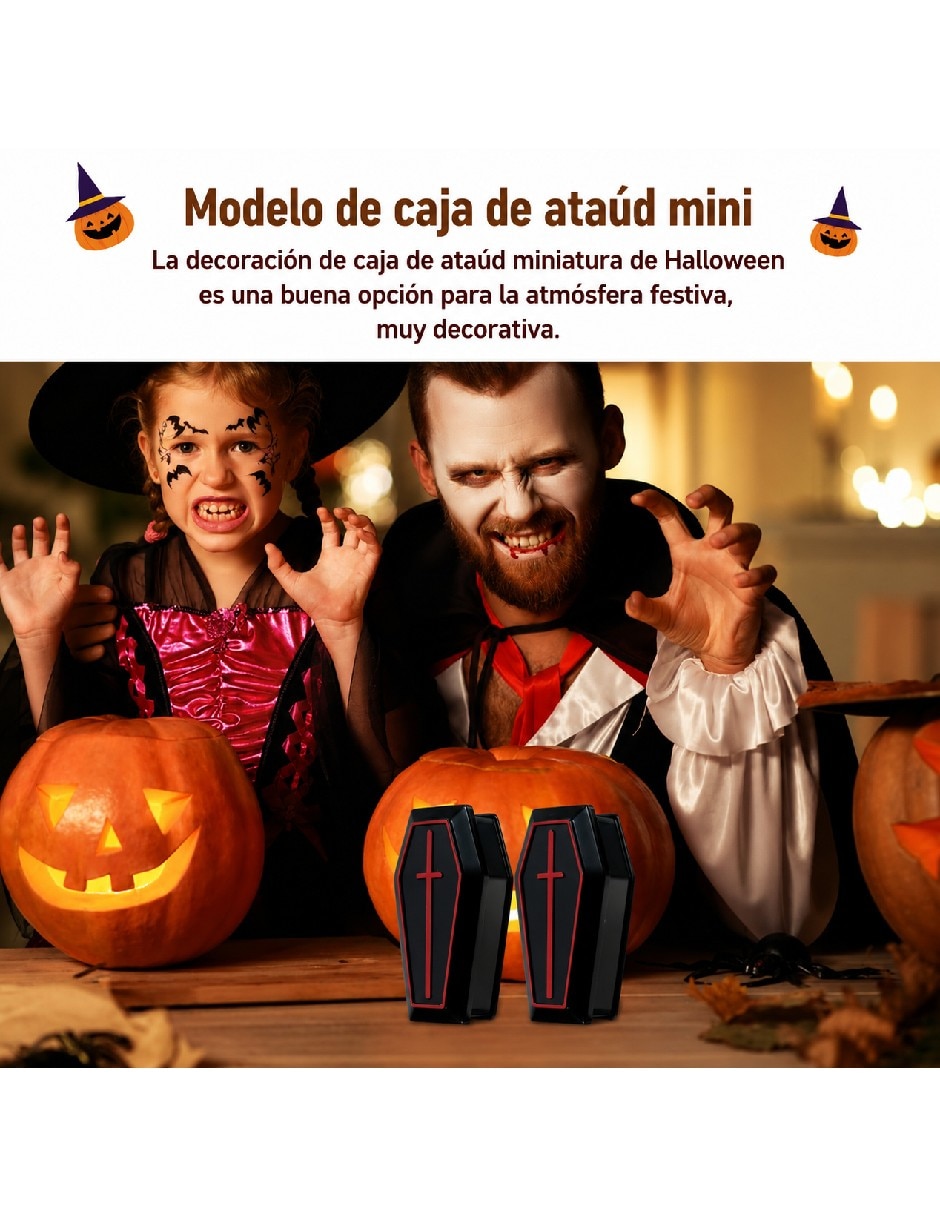 Figura decorativa con forma de ataúd
