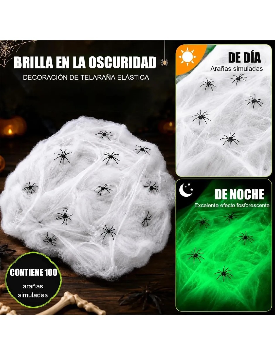 Set decoración con forma de araña 2