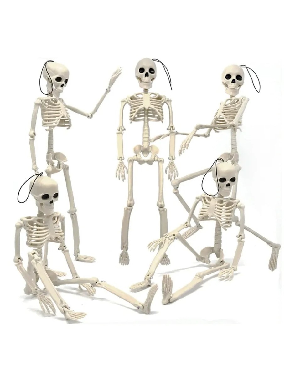 Set decoración con forma de calavera