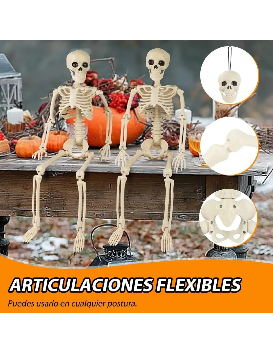 Set decoración con forma de calavera 4