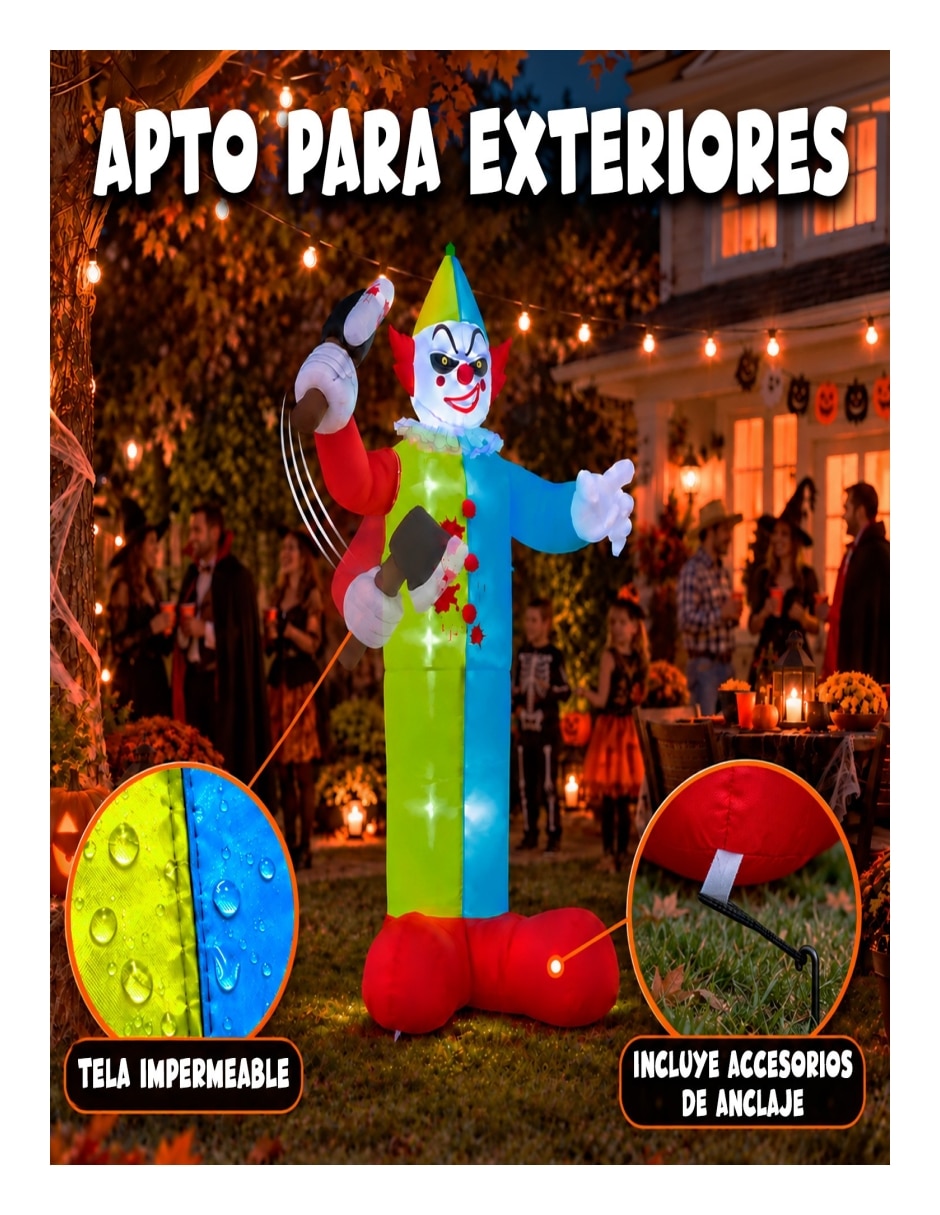 Figura decorativa con forma de payaso