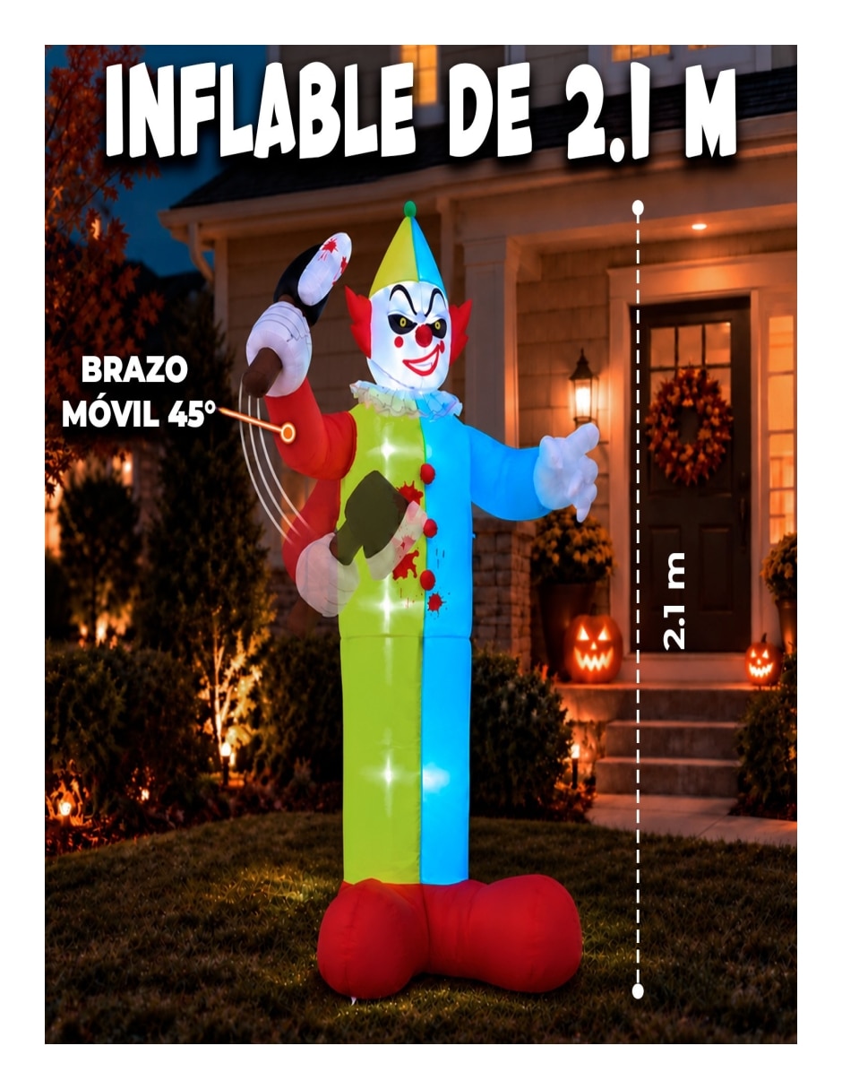 Figura decorativa con forma de payaso