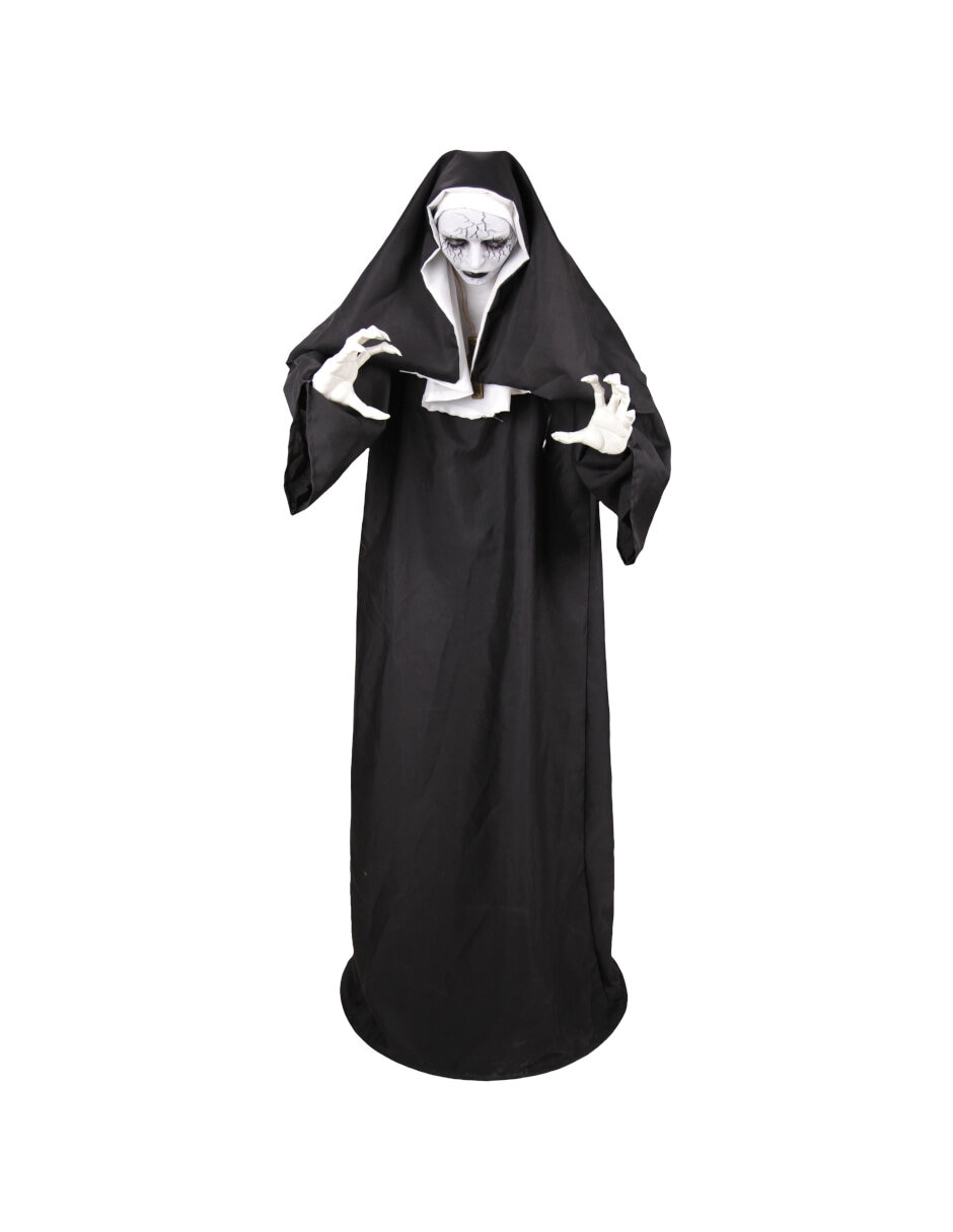 Figura decorativa de Monja Halloween Animatronic
