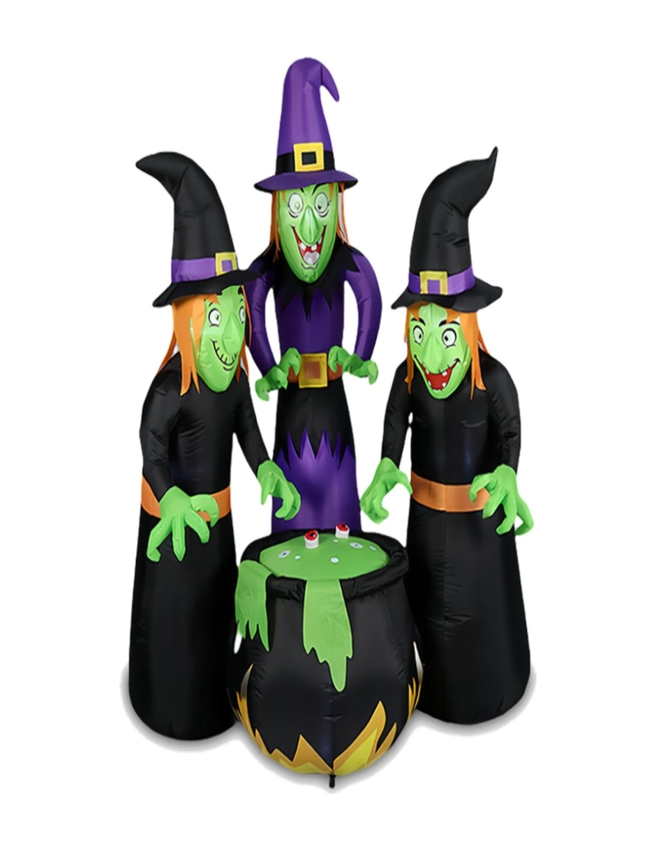 Figura decorativa con forma de bruja Figura decorativa con forma de bruja