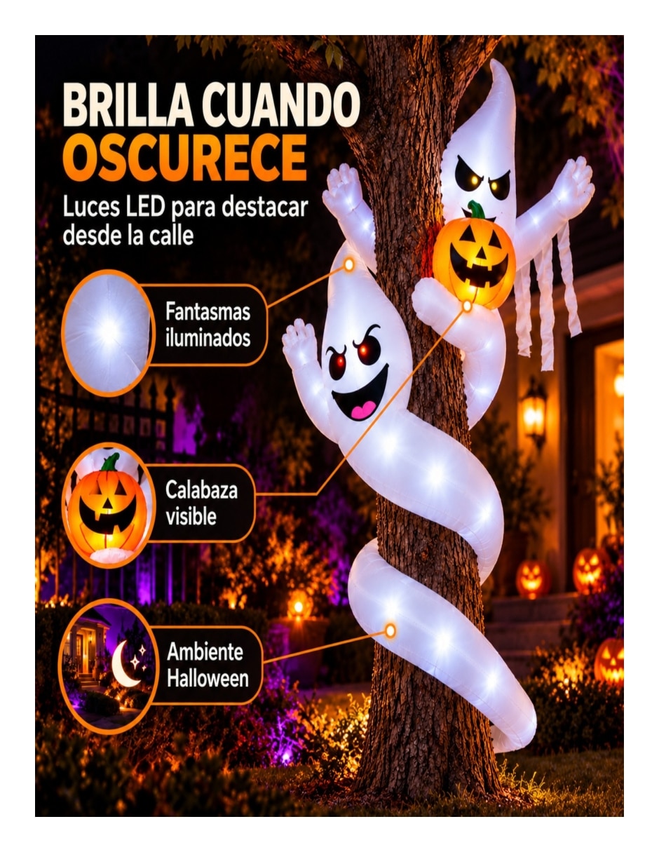 Figura decorativa con forma de fantasma