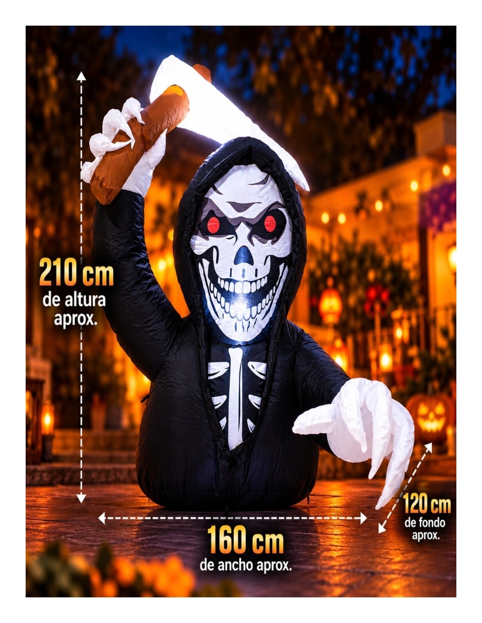 Figura decorativa con forma de esqueleto 5