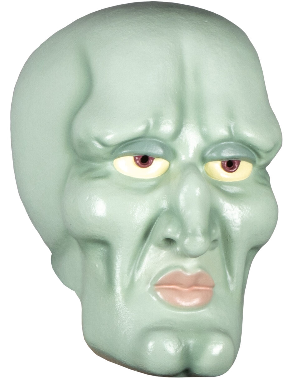 Máscara para disfraz de calamardo guapo bob esponja