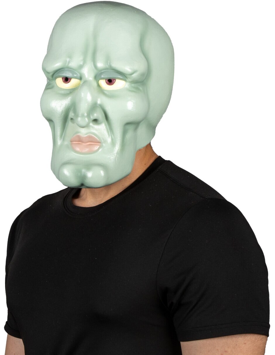 Máscara para disfraz de calamardo guapo bob esponja 6