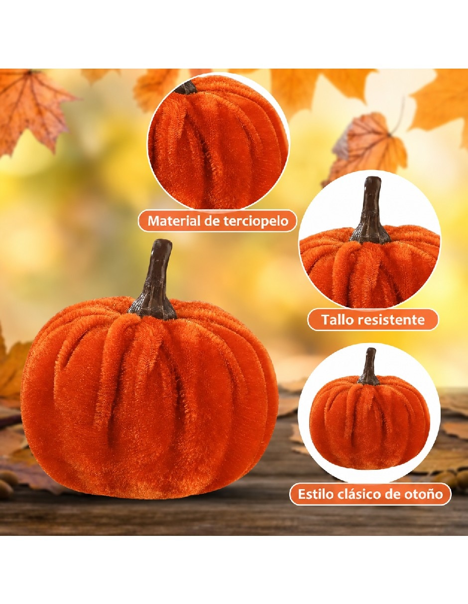 Set decoración con forma de Calabaza 3