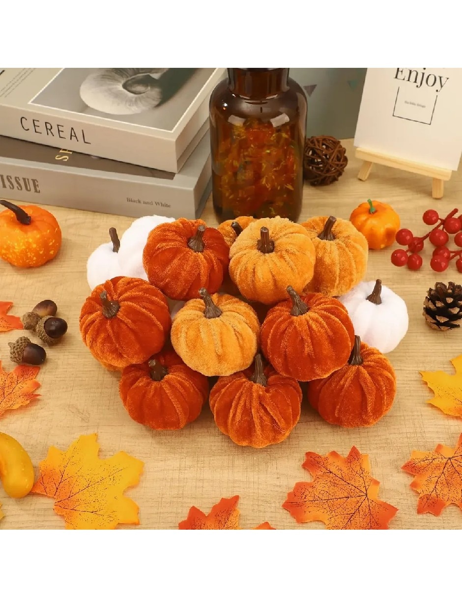 Set decoración con forma de Calabaza 2