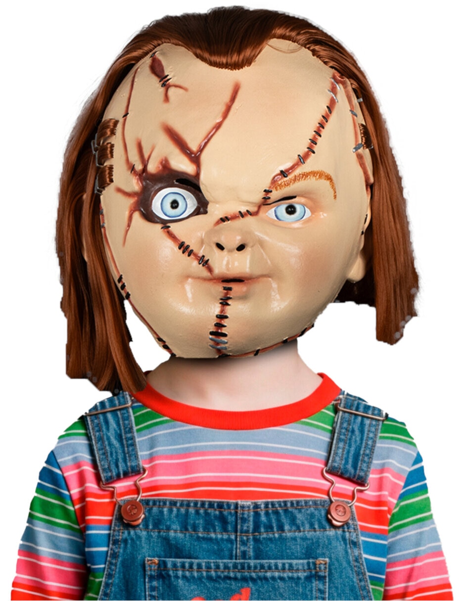 Máscara para disfraz de chucky halloween Máscara para disfraz de chucky halloween