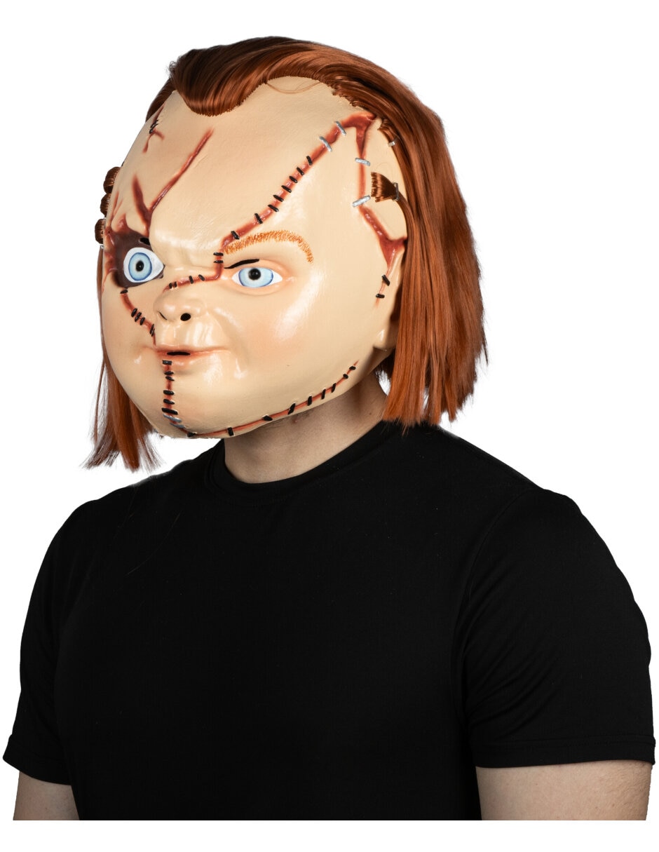 Máscara para disfraz de muñeco diabólico chucky halloween 2