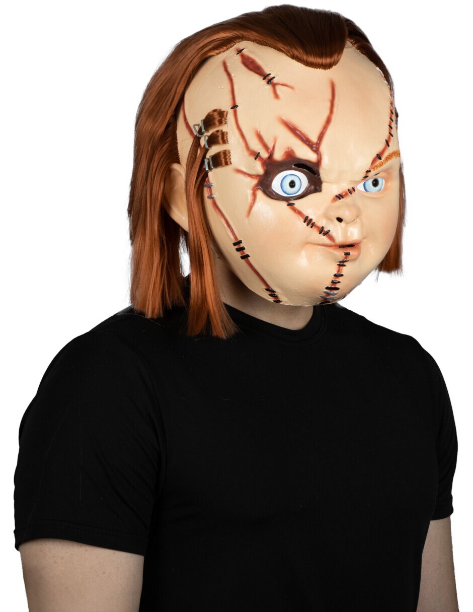 Máscara para disfraz de muñeco diabólico chucky halloween 5